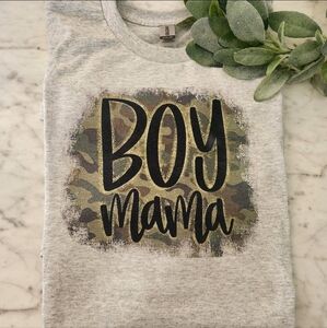 Boy mom shirt Camo Short Sleeve Tshirt cute popular trending boy mama